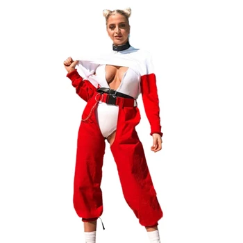 Women Sexy Red Hip Hop Pants Ladies Open Trousers Punk Buckle High Waist Jogging Pants
Women Sexy Red Hip Hop Pants Ladies Open Trousers Punk Buckle High Waist Jogging Pants