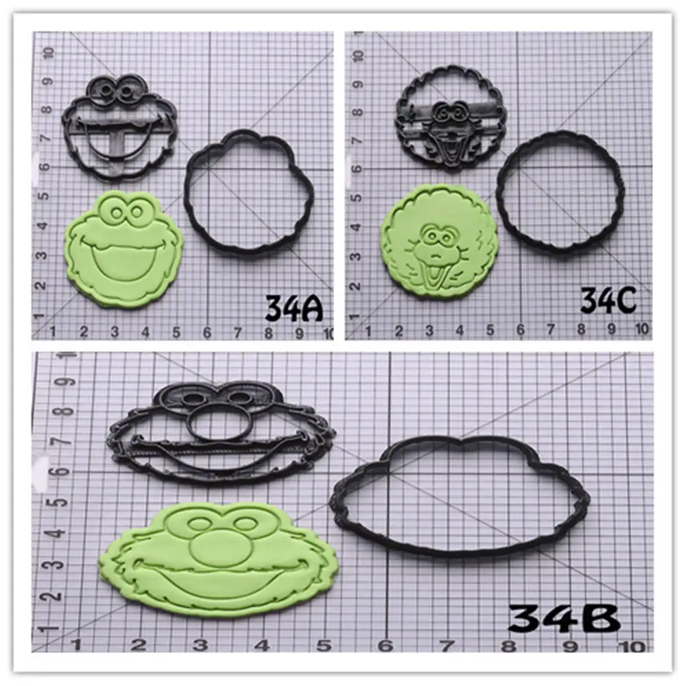Monster Elmo Face Shape Cookie Cutter Set Custom Made 3D Printed Fondant Cake Decorating Tools Baking Accessories Fondant Molds
Monster Elmo Face Shape Cookie Cutter Set Custom Made 3D Printed Fondant Cake Decorating Tools Baking Accessories Fondant Molds