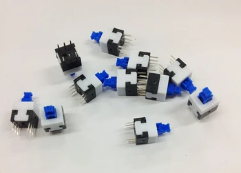 100PCS/Lot Push Button Switch 8*8MM 8*8 6Pin Self/Non Locking