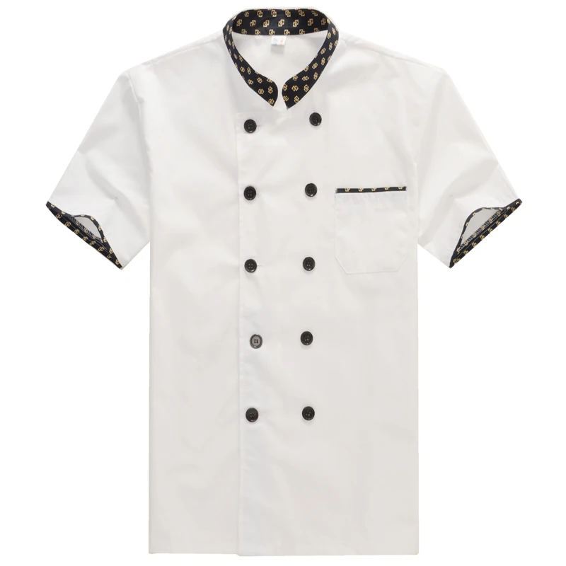High quality short-sleeved chef service hotel work clothes restaurant work clothes tools cooks uniforms cookware jackets
High quality short-sleeved chef service hotel work clothes restaurant work clothes tools cooks uniforms cookware jackets