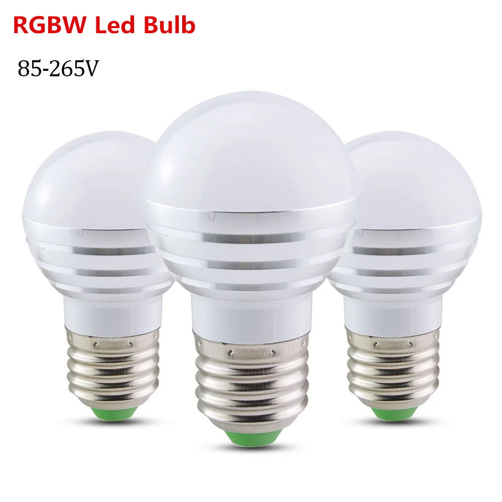 Novelty RGBW Led Light Bulb E27 E14 5W Lampada LED Lamp 85-265V Led Spotlight + 21 Keys IR Remote Control Christmas Decor
Novelty RGBW Led Light Bulb E27 E14 5W Lampada LED Lamp 85-265V Led Spotlight + 21 Keys IR Remote Control Christmas Decor