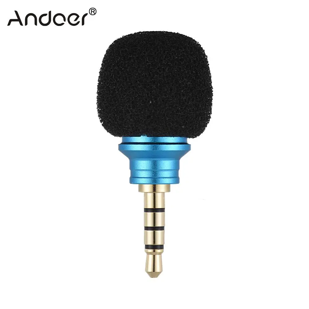 

Andoer EY-610A Cellphone Smartphone Portable Mini Omni-Directional Mic Microphone for Recorder for iPhone 5 6 Samsung Huawei
