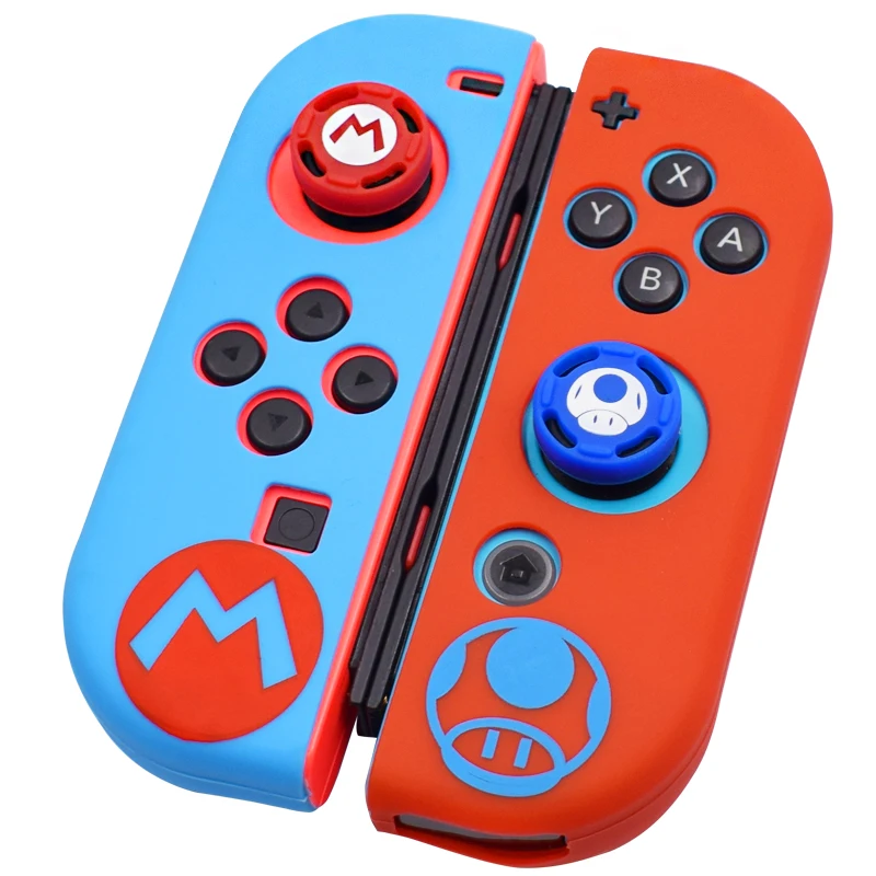 Yoteen for Nintendo Switch Joycon Case Silicone Cover Controller Antislip Rubber Skin Protective Thumb Grip Joystick Caps
Yoteen for Nintendo Switch Joycon Case Silicone Cover Controller Antislip Rubber Skin Protective Thumb Grip Joystick Caps