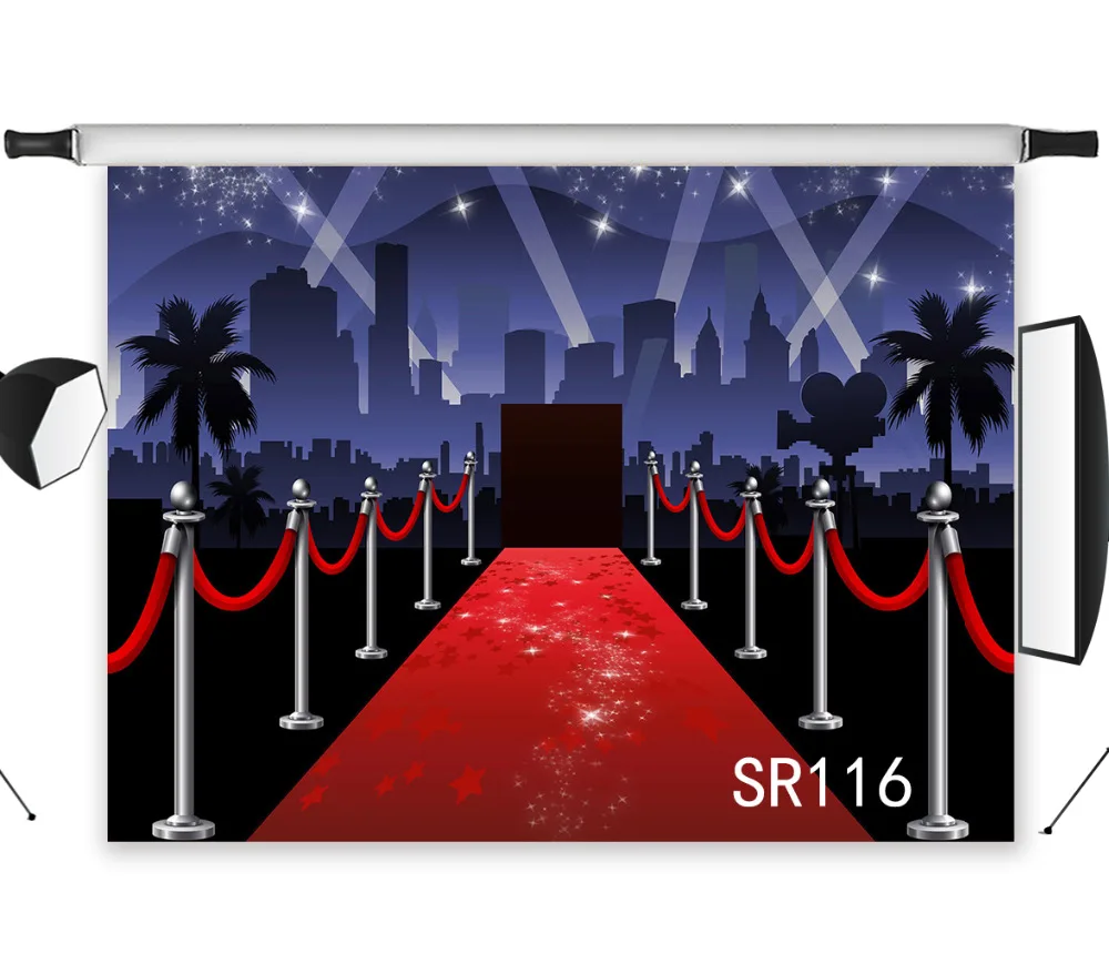 LB 9X6FT Vinyl/Polyester Hollywood Photography Backdrop Props Red Carpet and Flashlight Background Custom Studio Photo Decor
LB 9X6FT Vinyl/Polyester Hollywood Photography Backdrop Props Red Carpet and Flashlight Background Custom Studio Photo Decor