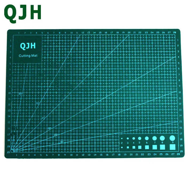 PVC Cutting Mat A4 Durable Self-healing Cut Pad Patchwork Tools Handmade Diy Accessory Cutting Plate Dark Green 32*22cm RX065
PVC Cutting Mat A4 Durable Self-healing Cut Pad Patchwork Tools Handmade Diy Accessory Cutting Plate Dark Green 32*22cm RX065