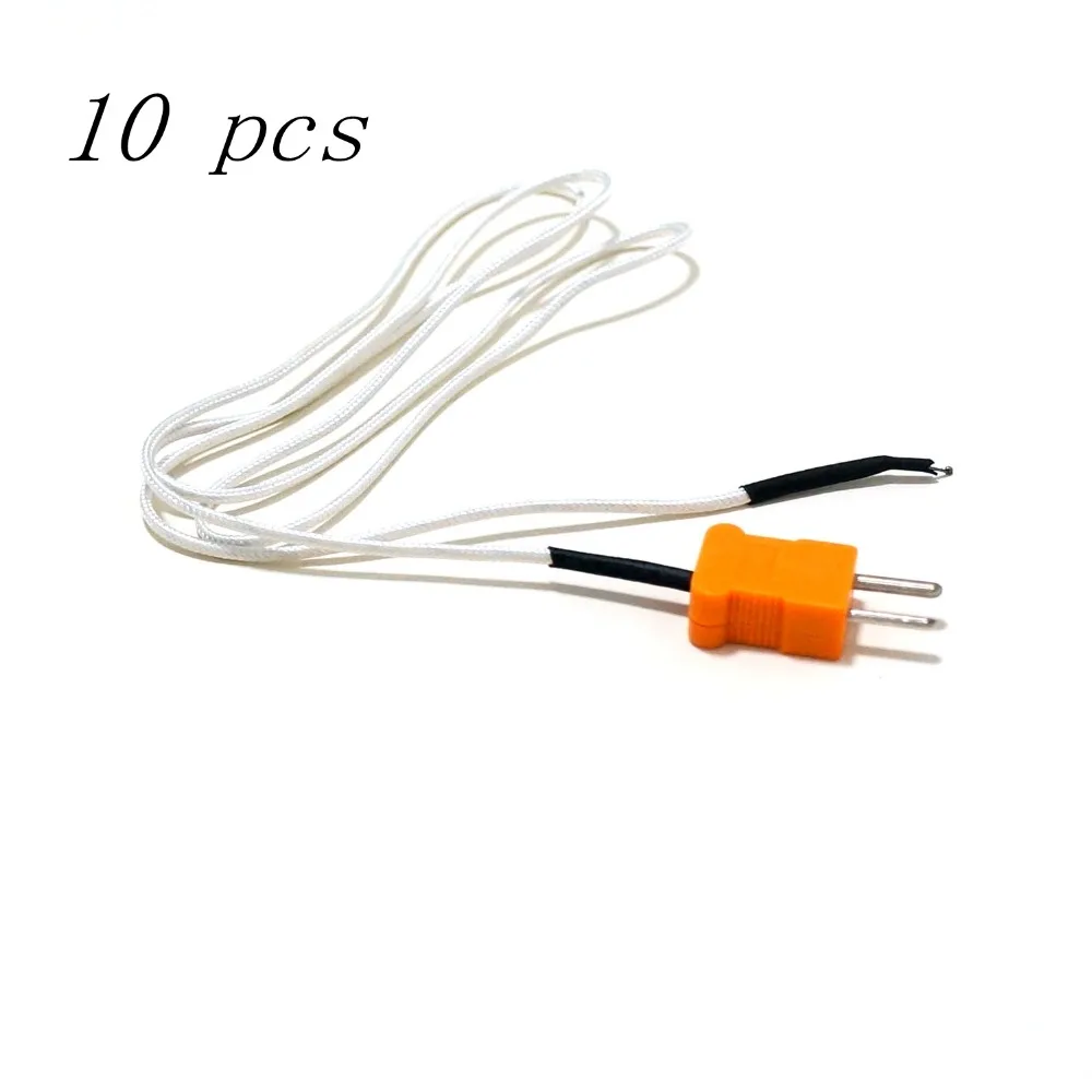 WHCYonline 10 Pieces a lot TP-01 TP01 TP 01 K-type Test Length Wire Temperature Thermocouple Sensor Probe Tester line Hot 100cm
WHCYonline 10 Pieces a lot TP-01 TP01 TP 01 K-type Test Length Wire Temperature Thermocouple Sensor Probe Tester line Hot 100cm