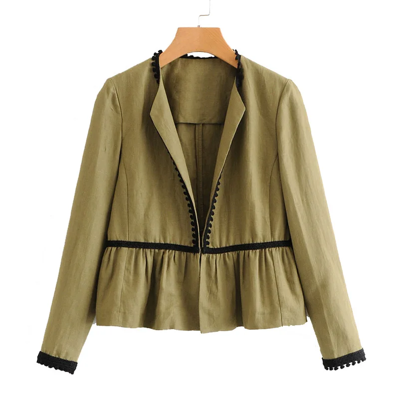 Fashion Summer Women Lace Jacket Long Sleeve Turn-down Collar Coat Women Autumn Women's Costumes Spliced Bolero Boho Jacket
Fashion Summer Women Lace Jacket Long Sleeve Turn-down Collar Coat Women Autumn Women's Costumes Spliced Bolero Boho Jacket