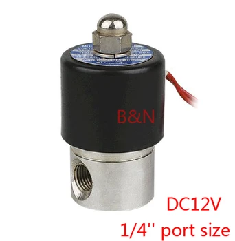 2W025-08B 1/4'' DC 12V stainless steel 304 solenoid valve, ss 304 magnetic valve for air water oil 1/4 inch port size
2W025-08B 1/4'' DC 12V stainless steel 304 solenoid valve, ss 304 magnetic valve for air water oil 1/4 inch port size