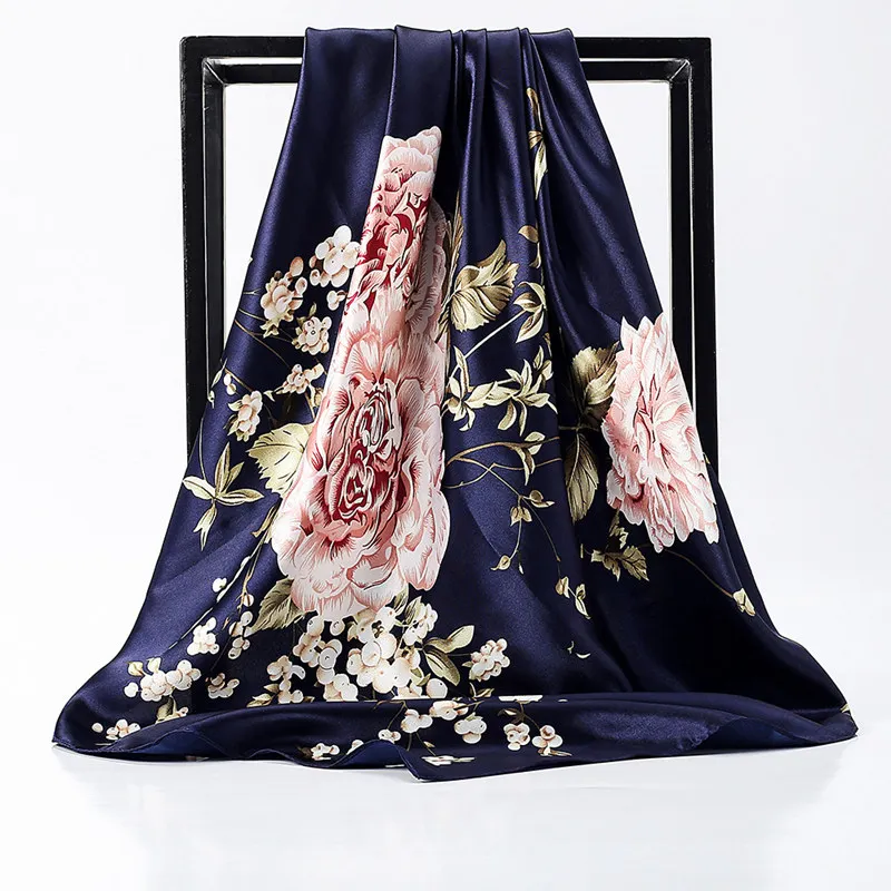 90*90cm Silk Square Scarf Women Fashion High Quality printed Imitated Silk Satin Scarves Shawl Hijab Luxury Branded Scarf
90*90cm Silk Square Scarf Women Fashion High Quality printed Imitated Silk Satin Scarves Shawl Hijab Luxury Branded Scarf