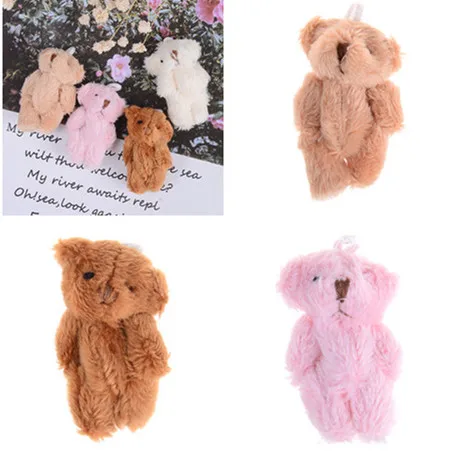 1pc 4.5 Cm Mini Joint Bear Plush Stuffed Wedding Box Toy Doll Garment & Hair Accessories Decor Doll For Child Gift 4colors
1pc 4.5 Cm Mini Joint Bear Plush Stuffed Wedding Box Toy Doll Garment & Hair Accessories Decor Doll For Child Gift 4colors