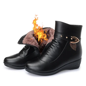 Promotion 2020 New Winter Snow Boots Women Shoes Fashion boots Metal Genuine Leather Boots Wedges Comfort Warm Shoes Women Boots
Promotion 2020 New Winter Snow Boots Women Shoes Fashion boots Metal Genuine Leather Boots Wedges Comfort Warm Shoes Women Boots