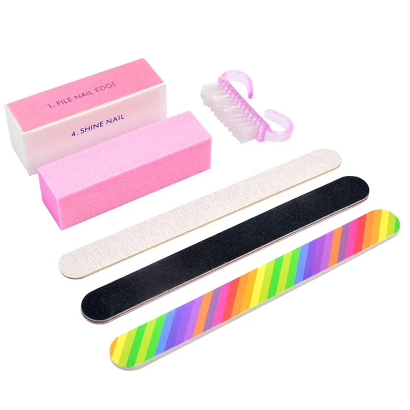 6pcs/Set Nail Files Brush Durable Buffing Grit Sand Fing Nail Art Tool Accessories Sanding File UV Gel Polish Tools
6pcs/Set Nail Files Brush Durable Buffing Grit Sand Fing Nail Art Tool Accessories Sanding File UV Gel Polish Tools