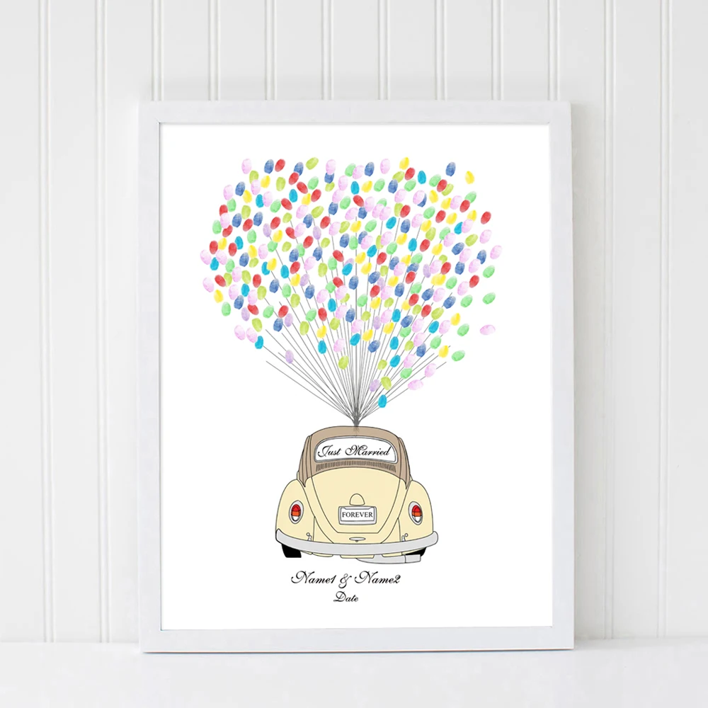 Personalized Couple Name Wedding Date Wedding Car Fingerprint DIY Signature Guestbook For Wedding & Engagement Decoration
Personalized Couple Name Wedding Date Wedding Car Fingerprint DIY Signature Guestbook For Wedding & Engagement Decoration