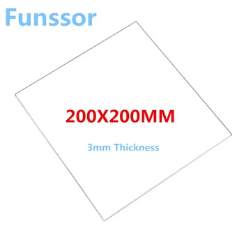Funssor 1pcs 3D Printer Heated Bed Borosilicate Glass Plate size 200*200*3mm Glass plate
Funssor 1pcs 3D Printer Heated Bed Borosilicate Glass Plate size 200*200*3mm Glass plate