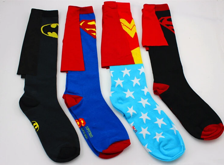 24pcs=12pair DC Comics cotton cape superman batman wonder woman elite men Classical knee high Socks 24pcs/lot
24pcs=12pair DC Comics cotton cape superman batman wonder woman elite men Classical knee high Socks 24pcs/lot