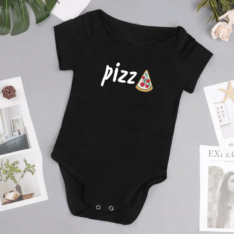 DERMSPE 2019 Summer New Style Baby Girls Boys Rompers Short Sleeve Print Letter Pizza Newborn Baby Clothes Jumpsuit Black Hot
DERMSPE 2019 Summer New Style Baby Girls Boys Rompers Short Sleeve Print Letter Pizza Newborn Baby Clothes Jumpsuit Black Hot