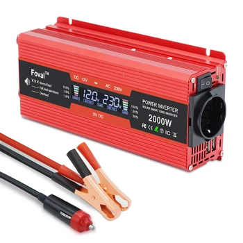 1500W/2000W/2600W Car Power Inverter DC 12V to AC 230V Vehicle 3.1A 2 USB Adapter Converter Power Supply Switch On-board Charger
1500W/2000W/2600W Car Power Inverter DC 12V to AC 230V Vehicle 3.1A 2 USB Adapter Converter Power Supply Switch On-board Charger