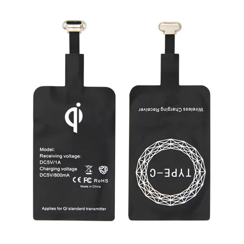 Qi Wireless Charger Receiver USB Wireless Charging Receiver for Android Micro USB Type-C Mobile Charging Pad Patch
Qi Wireless Charger Receiver USB Wireless Charging Receiver for Android Micro USB Type-C Mobile Charging Pad Patch