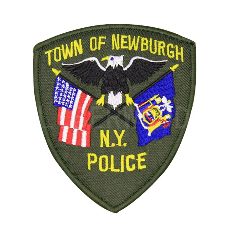 NEW YORK NY Police Sheriff Town of Newburgh Patches USA US eagle embroidered tactical army badge for clothing hook loop patch
NEW YORK NY Police Sheriff Town of Newburgh Patches USA US eagle embroidered tactical army badge for clothing hook loop patch