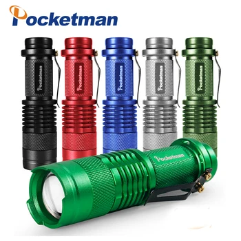 6 Colors Mini LED Flashlight 2000lm Q5 LED Torch 3 Modes Adjustable Zoom Focus Torch Lamp Penlight Waterproof AA/14500 Z50
6 Colors Mini LED Flashlight 2000lm Q5 LED Torch 3 Modes Adjustable Zoom Focus Torch Lamp Penlight Waterproof AA/14500 Z50
