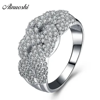 AINUOSHI 925 Sterling Silver Women Wedding Hallow Ring Princess Engagement Anniversary Geometry TwistedRing Anniversary Jewelry
AINUOSHI 925 Sterling Silver Women Wedding Hallow Ring Princess Engagement Anniversary Geometry TwistedRing Anniversary Jewelry