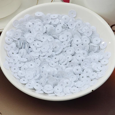 30g 10mm Cup Sequins Round Paillettes Sewing DIY Crafts Wedding Garment Accessory Solid White
30g 10mm Cup Sequins Round Paillettes Sewing DIY Crafts Wedding Garment Accessory Solid White