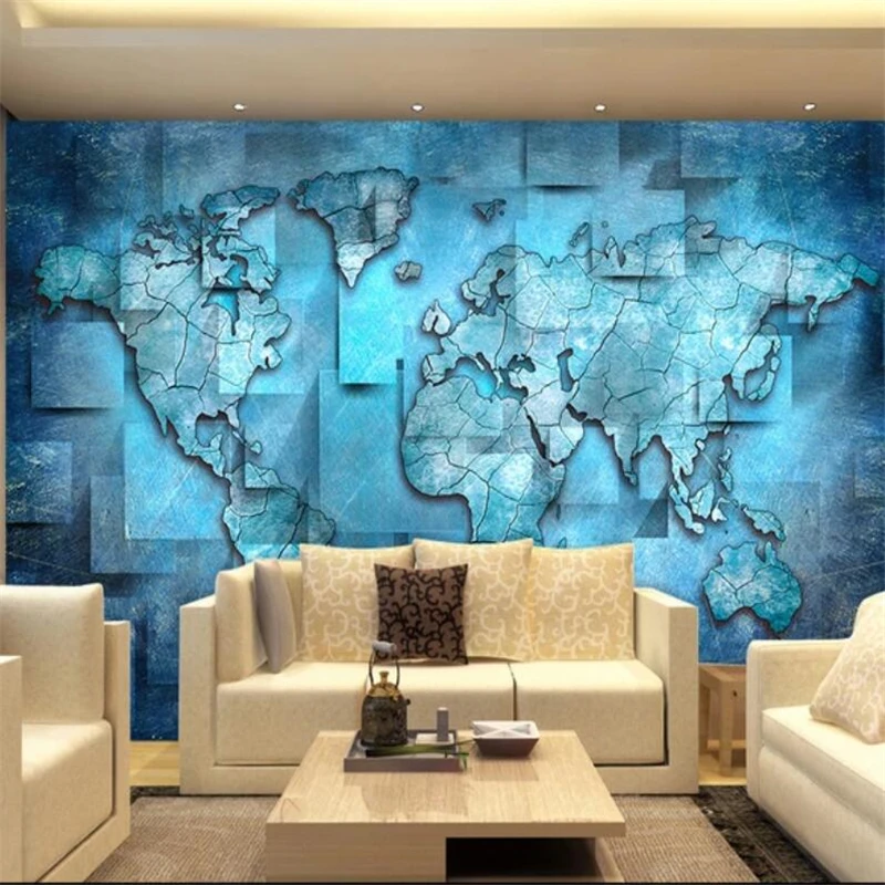 wellyu Custom wallpaper 3d photo murals creative world map stereo TV background wall paper decorative painting papel de parede
wellyu Custom wallpaper 3d photo murals creative world map stereo TV background wall paper decorative painting papel de parede