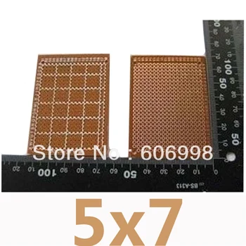 100pcs/lot 5*7CM Prototype PCB Universal Test Paper Board Experiment Matrix Circuit Board Protoboard
100pcs/lot 5*7CM Prototype PCB Universal Test Paper Board Experiment Matrix Circuit Board Protoboard
