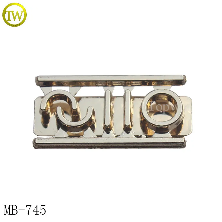 MB745 Customized gold letter logo design separate letters tag for bags/clothing leather tag
MB745 Customized gold letter logo design separate letters tag for bags/clothing leather tag