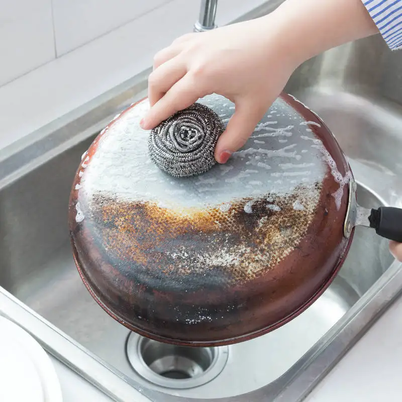 20PCS Metal Clean Ball, Stainless Steel Iron Wire Cleaning Brush Kitchen Pan Casserole Stock Pots Dishware Stove Stain Eliminate
20PCS Metal Clean Ball, Stainless Steel Iron Wire Cleaning Brush Kitchen Pan Casserole Stock Pots Dishware Stove Stain Eliminate