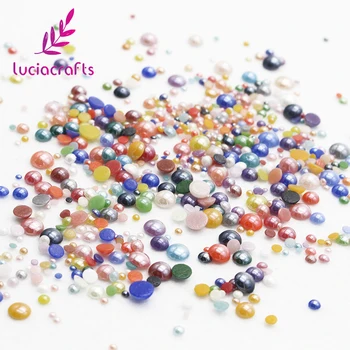 Lucia crafts Mixed Imitation Pearls Smooth Colorful Half Round Stone DIY Flatback Beads F0506
Lucia crafts Mixed Imitation Pearls Smooth Colorful Half Round Stone DIY Flatback Beads F0506