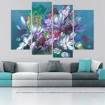 Oil Painting Modular Canvas Print Flower Cuadros Decoracion Living Room Modular Picturess on The Wall Unframed
Oil Painting Modular Canvas Print Flower Cuadros Decoracion Living Room Modular Picturess on The Wall Unframed