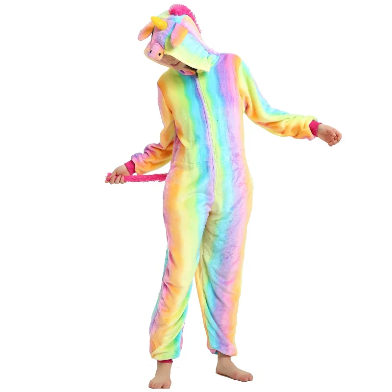 Cute-women-rainbow-hooded-long-sleeve-unicornio-Adult-women-sleepwear-animal-unicorn-pajamas (3)