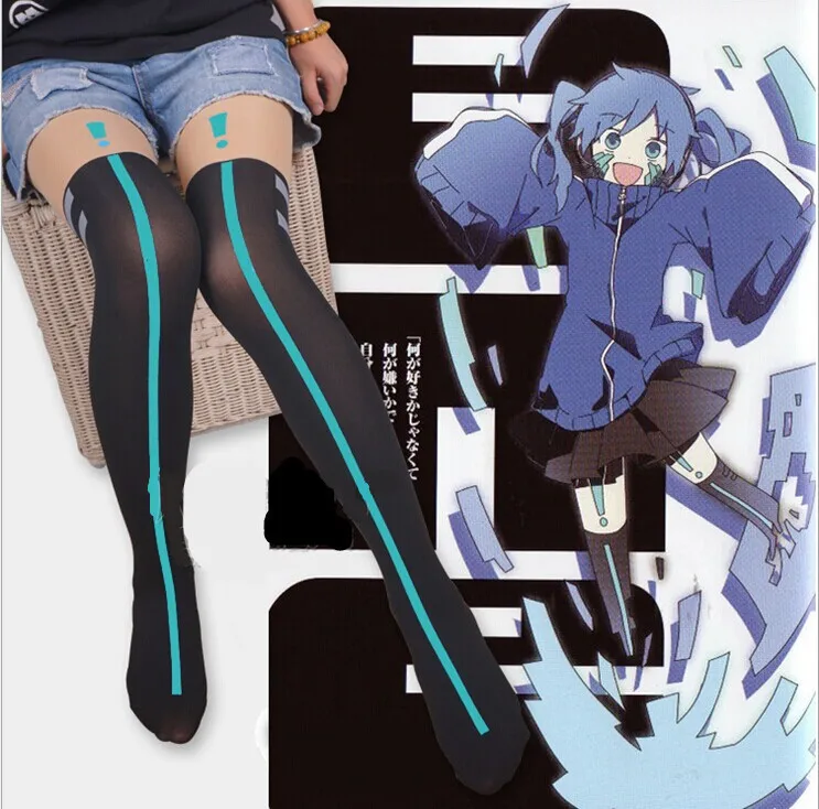 Kagerou Project Tights Lady ENOMOTO TAKANE ENE Top Grade Stocking Striped Pantyhose Cosplay silk stocking Cute Costume for Girl
Kagerou Project Tights Lady ENOMOTO TAKANE ENE Top Grade Stocking Striped Pantyhose Cosplay silk stocking Cute Costume for Girl