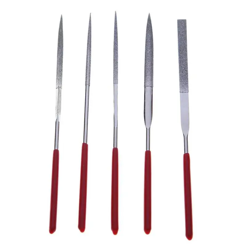 5 in 1 Diamond Stainless Steel Mini Needle File Set Handy Tools for Glass Gem Stone Hobbies and Crafts
5 in 1 Diamond Stainless Steel Mini Needle File Set Handy Tools for Glass Gem Stone Hobbies and Crafts