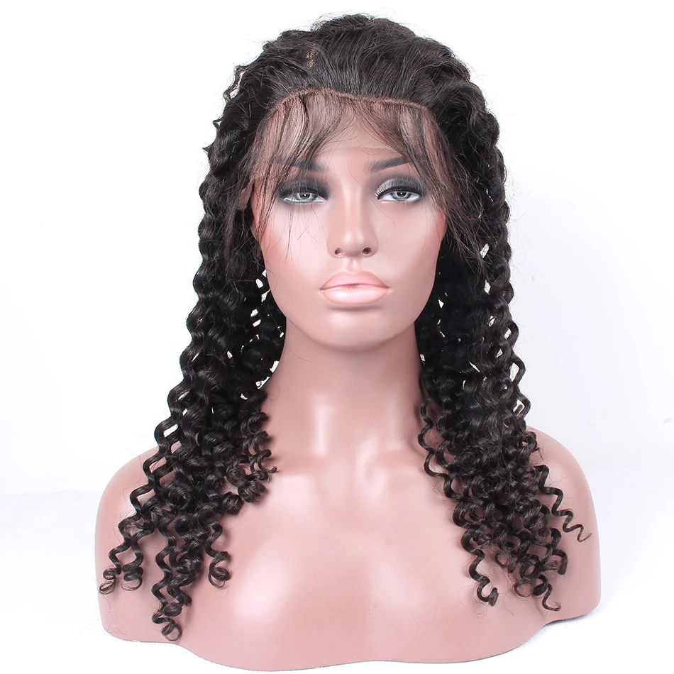 lace front human hair wigs for black women brazilian malaysian indian peruvian virgin hair   (8)