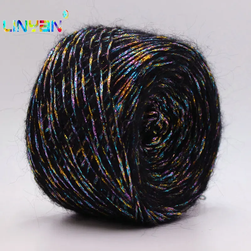Mohair metallized thread yarn coarse mercerized yarn knitting yarn acrylic chenille burly spun crochet yarn t4
Mohair metallized thread yarn coarse mercerized yarn knitting yarn acrylic chenille burly spun crochet yarn t4