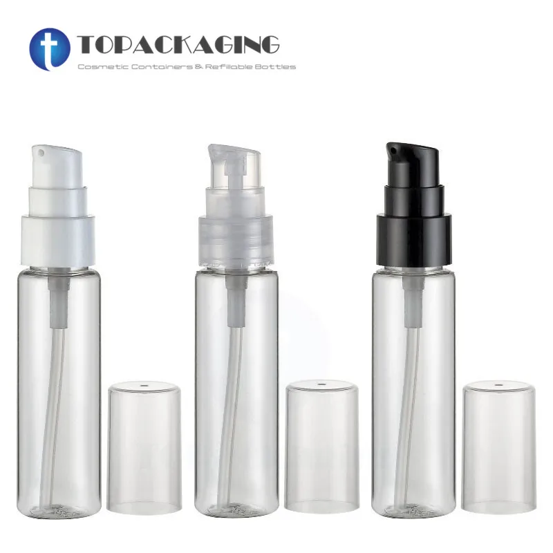 

50PCS*30ML Beak Lotion Pump Bottle Clear Plastic Shower Gel Essential Oil Cosmetic Container Shampoo Refillable Packing Sreum