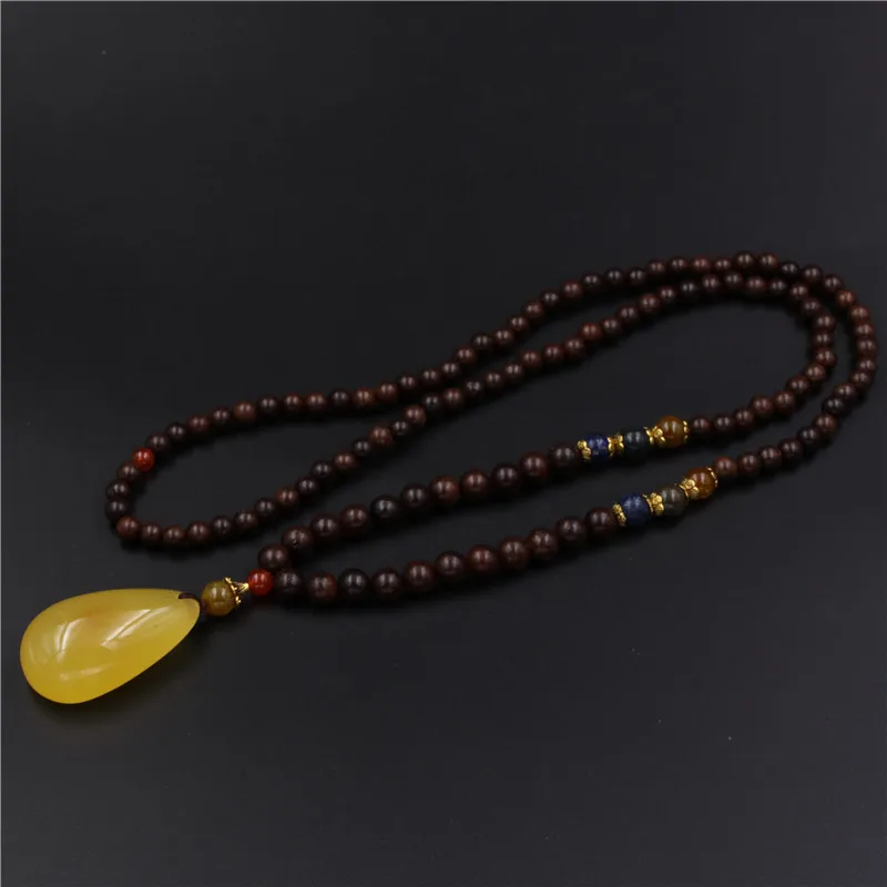 WKOUD 1 item retro simple Joker style dripping honey wax pendant charm chicken wing wood beads necklace A335
WKOUD 1 item retro simple Joker style dripping honey wax pendant charm chicken wing wood beads necklace A335
