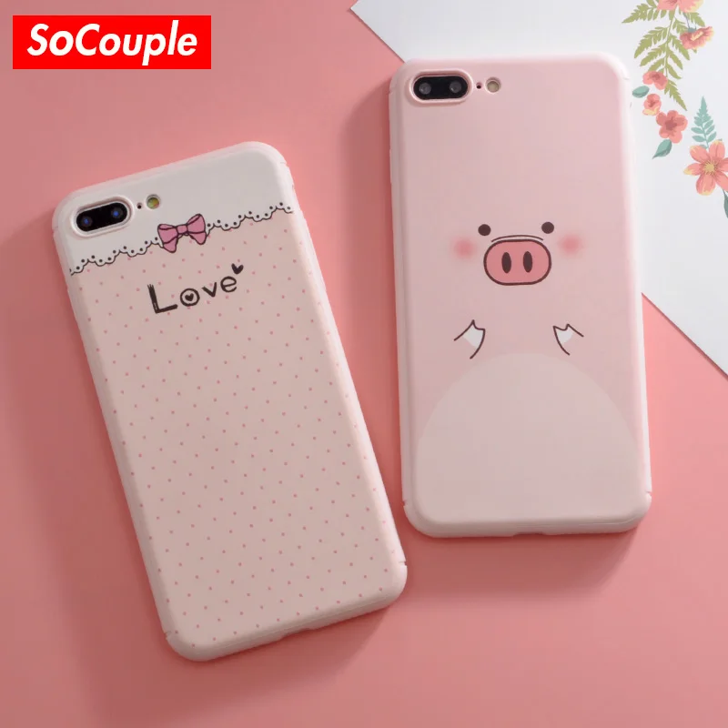 SoCouple New Cartoon Pig Pattern Soft Silicone Phone Case Cover for iphone 7 7plus 6 6s 6plus 8 8plus X Funny Sweet Bow Coque
SoCouple New Cartoon Pig Pattern Soft Silicone Phone Case Cover for iphone 7 7plus 6 6s 6plus 8 8plus X Funny Sweet Bow Coque