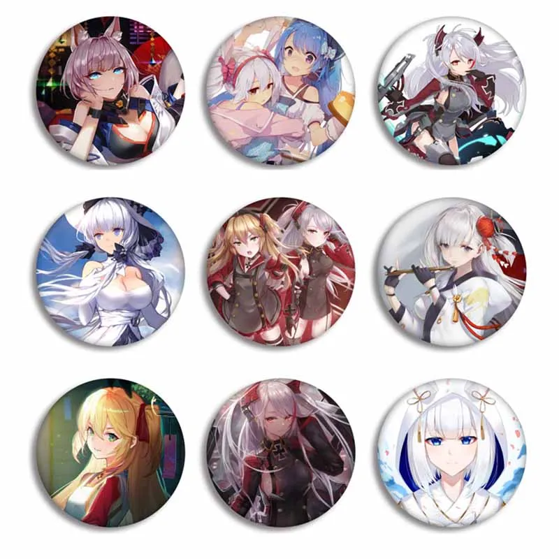 Game Azur Lane Cosplay Badge Japanese Cartoon Figure Model Brooch Pins Jewelry Bag Clothes Decoration Collection
Game Azur Lane Cosplay Badge Japanese Cartoon Figure Model Brooch Pins Jewelry Bag Clothes Decoration Collection