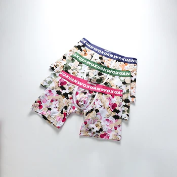 AIIOU 3PCS/Lot Sexy Nylon Men Boxer Shorts Floral Printed Soft Panties Blue Green Underwear Breathable Boxer Shorts Underpants
AIIOU 3PCS/Lot Sexy Nylon Men Boxer Shorts Floral Printed Soft Panties Blue Green Underwear Breathable Boxer Shorts Underpants