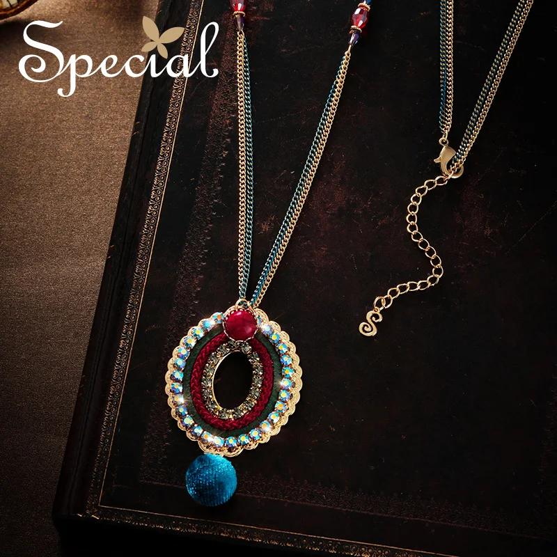 Special exotic hand-made necklace pendant long necklace wool chain showing thin Susanshan color tray
Special exotic hand-made necklace pendant long necklace wool chain showing thin Susanshan color tray