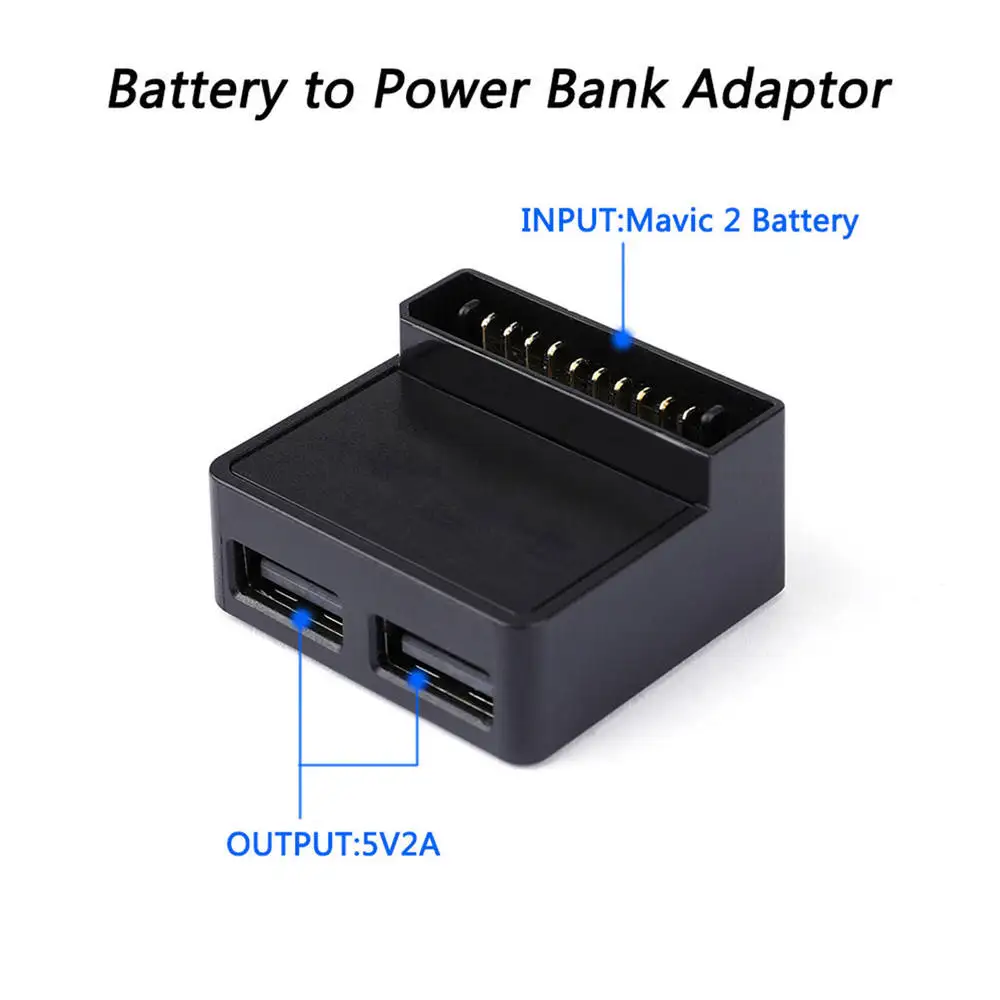Drone Battery to Power Bank Adaptor For DJI Mavic 2 Pro/ Zoom Intelligent Flight Battery Charger Converter For Mobile Phone
Drone Battery to Power Bank Adaptor For DJI Mavic 2 Pro/ Zoom Intelligent Flight Battery Charger Converter For Mobile Phone