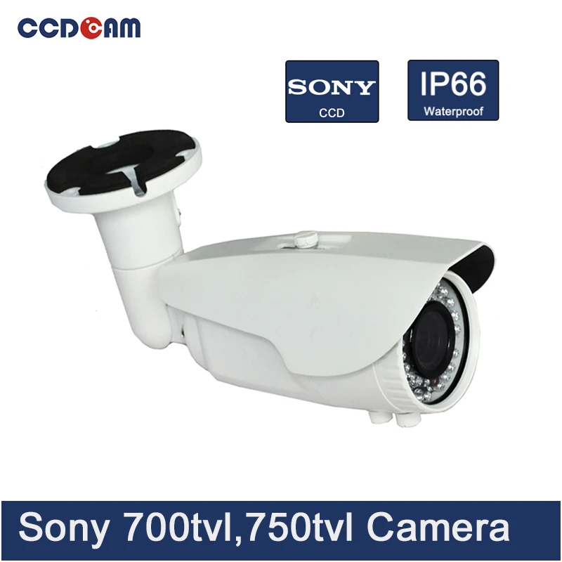 CCDCAM Sony 750/ 750TVL Waterproof IR Camera Outdoor Surveillance Camera with 2.8-12MM Lens
CCDCAM Sony 750/ 750TVL Waterproof IR Camera Outdoor Surveillance Camera with 2.8-12MM Lens