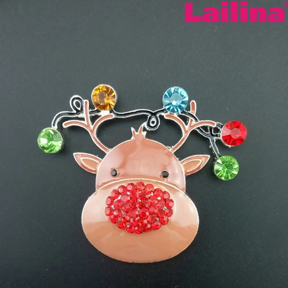 Multi Color Enamel Deer Head Christmas Pendant Charm Animal Head Holiday Gift Pendant
Multi Color Enamel Deer Head Christmas Pendant Charm Animal Head Holiday Gift Pendant