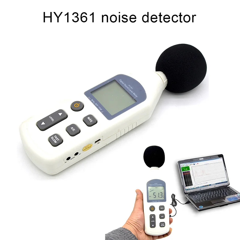 Economical Digital Sound Level Meter Pressure Tester 30-130dB USB Noise Measurement Tool ds99
Economical Digital Sound Level Meter Pressure Tester 30-130dB USB Noise Measurement Tool ds99