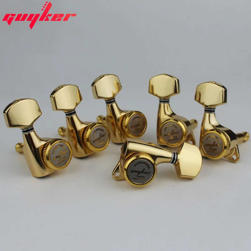 GUYKER GLOD Guitar Locking Tuners Electric Guitar Machine Heads Tuners Lock Guitar Tuning Pegs ( With packaging)
GUYKER GLOD Guitar Locking Tuners Electric Guitar Machine Heads Tuners Lock Guitar Tuning Pegs ( With packaging)
