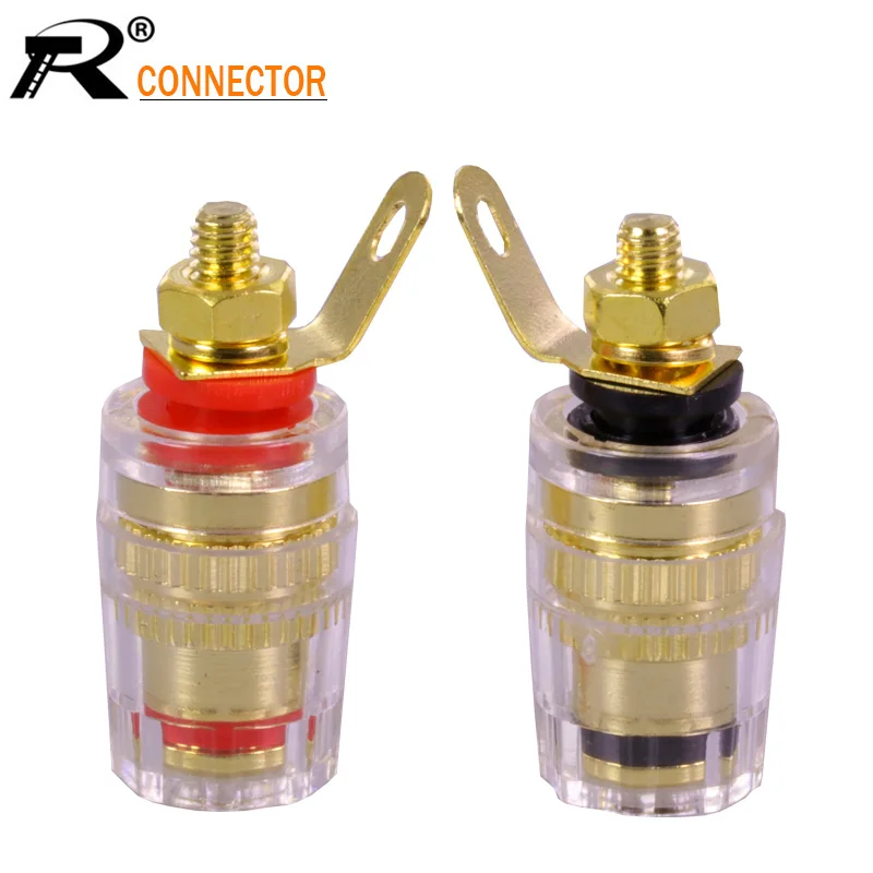 2pcs Banana Plug Socket Connector 33MM Banana Connector 4mm Thread Medium Amplifier Speaker Spade Terminal Binding Post
2pcs Banana Plug Socket Connector 33MM Banana Connector 4mm Thread Medium Amplifier Speaker Spade Terminal Binding Post