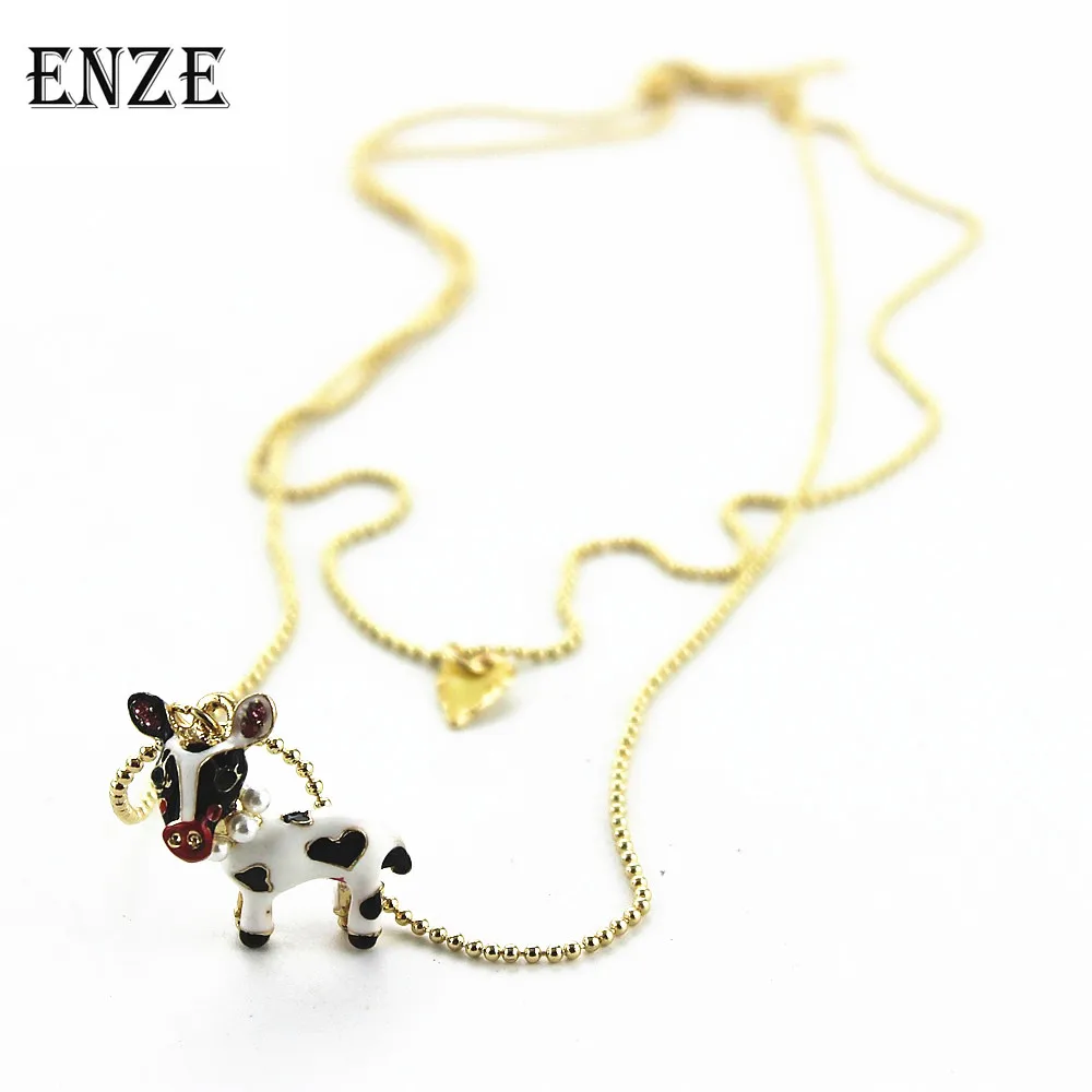 Free shipping fashion new women jewelry Cute dairy cow leaves double necklace chain ladies girl Accessories wholesale
Free shipping fashion new women jewelry Cute dairy cow leaves double necklace chain ladies girl Accessories wholesale